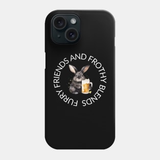 "Furry Friends and Frothy Blends" alco rabbit Phone Case