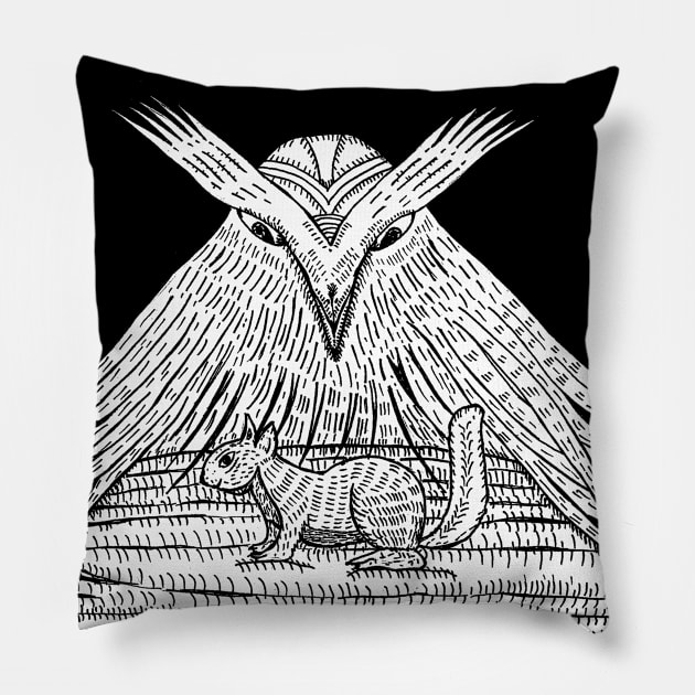 predatory birds Pillow by marfuah