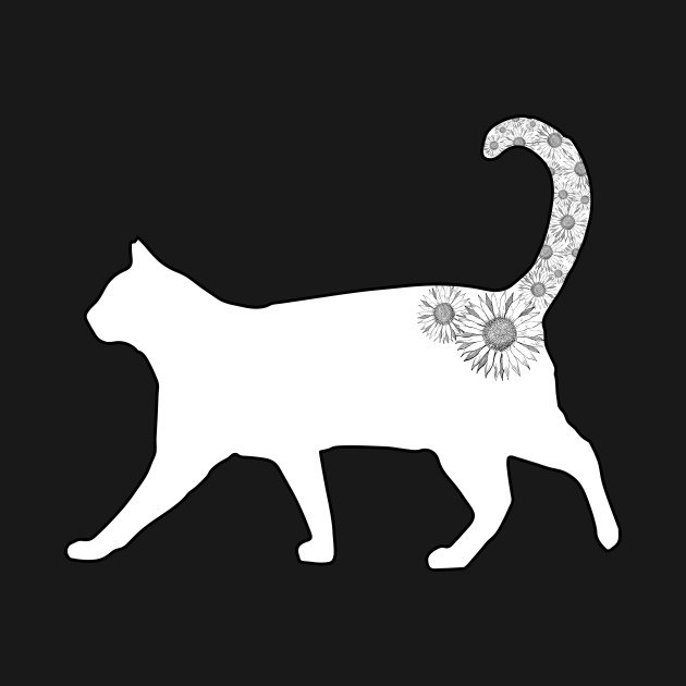 Sunflower Tail Kitty Cat Hoodie Teepublic