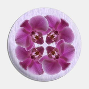 Pink Moth Orchid Pin