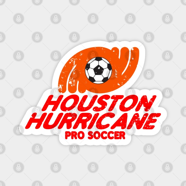 1978 Houston Hurricane Vintage Soccer Magnet by ryanjaycruz