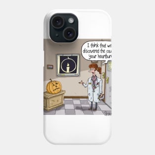 Pumpkin Heartburn Phone Case