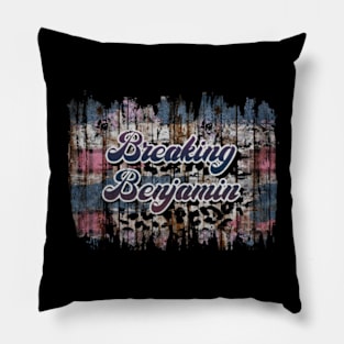 Retro Breaking Pattern 80s 90s Birthday Style 70s 80s Pillow