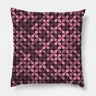 Metaballs Pattern (Rose Gold) Pillow