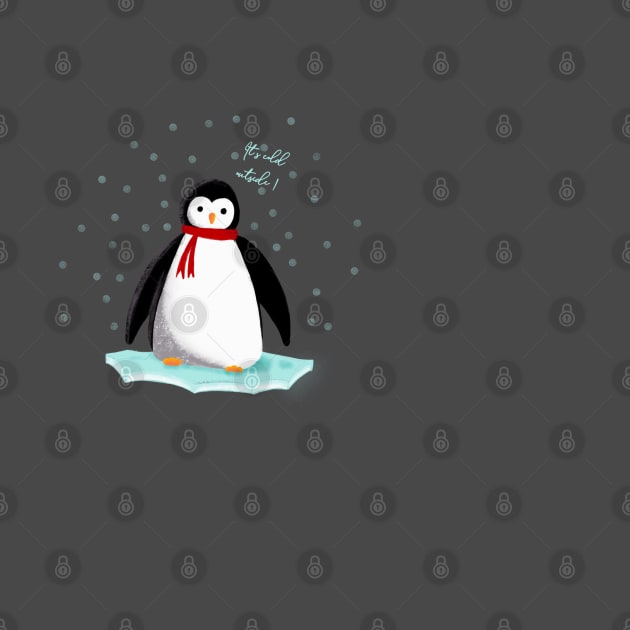 it's cold outside penguin by Arch4Design