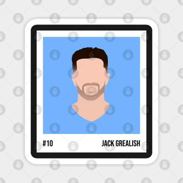 Jack Grealish Minimalistic Camera Film Magnet by GotchaFace