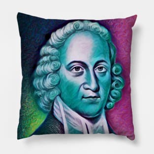 Jonathan Edwards Black And White Portrait | Jonathan Edwards Artwork 6 Pillow