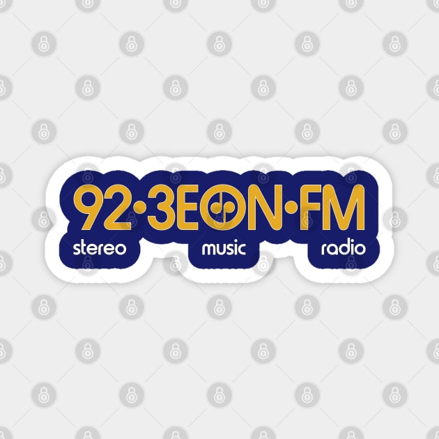 EON FM Radio Melbourne Magnet by Timeless Chaos