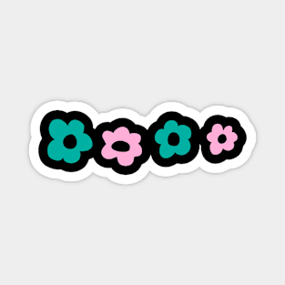 4 Flowers Magnet