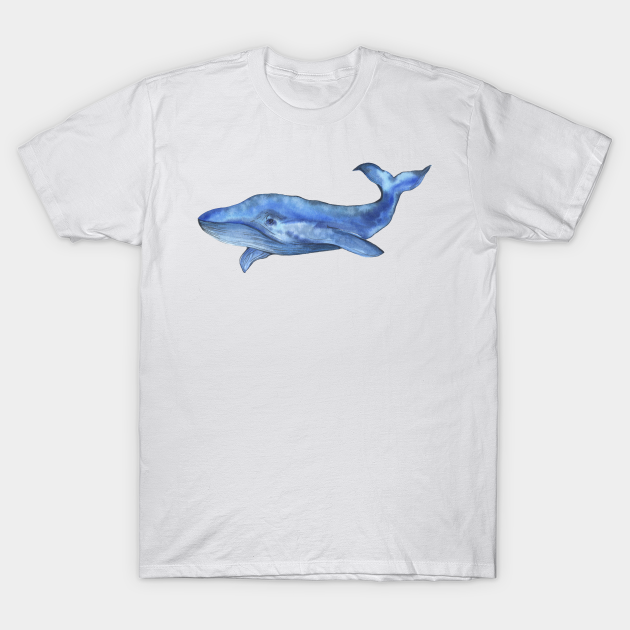 watercolor whale - Whales - T-Shirt