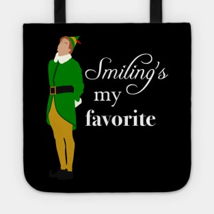 Elf Smiling is my Favorite Tote