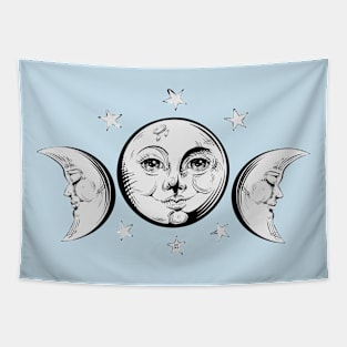 Triple Moon Goddess Tapestry