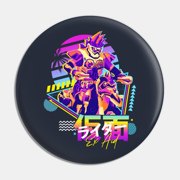 Kamen Rider Ex Aid Pin by desilutfiaa