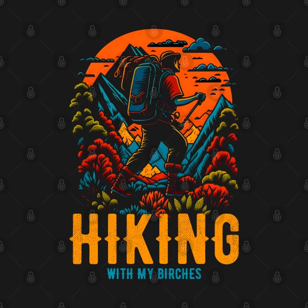 Hiking- With my birches by T-shirt US