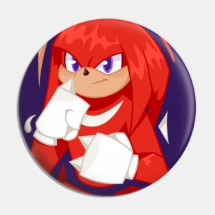 Red Echidna Pin