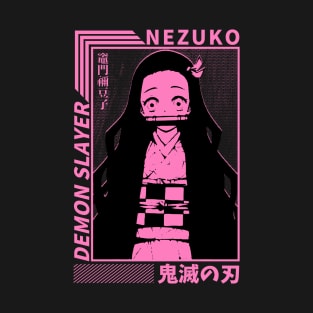 Nezuko-Demon pink T-Shirt