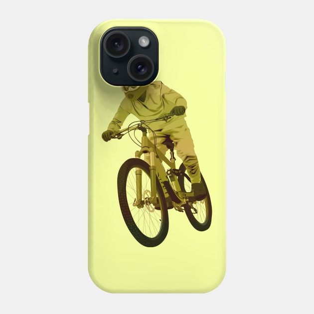 CYCLIST IN ACTION Phone Case by Javisolarte