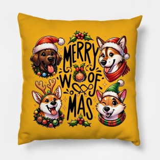 Womnderful Woofmas Pillow