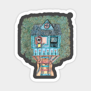 Lively Bones Treehouse Magnet