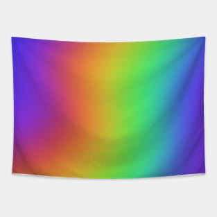 Rainbow Gradient - Bright and Wavy Tapestry