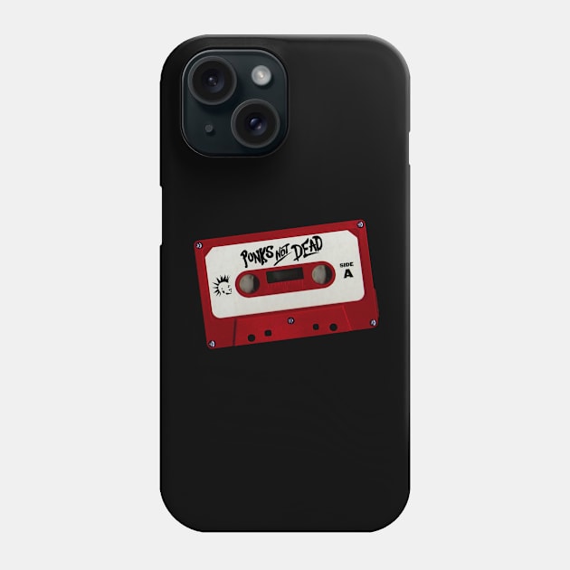 Retro Cassette of Punks Phone Case by rezolivarez