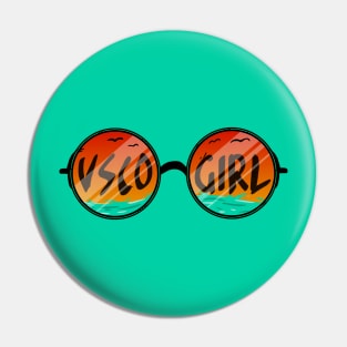 VSCO GIRL vintage sunglasses summer beach Pin