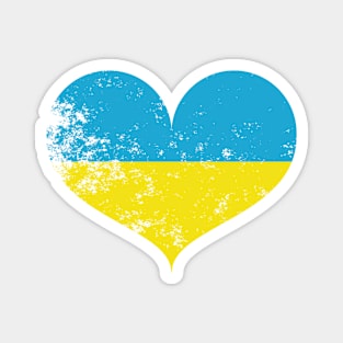 Ukraine Heart Magnet