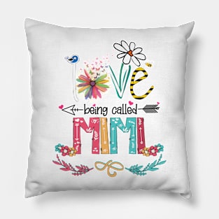 Love Being Called Mimi Happy Mother's Day Pillow