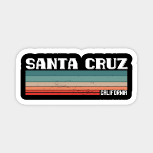 Santa Cruz California Retro Vintage Magnet