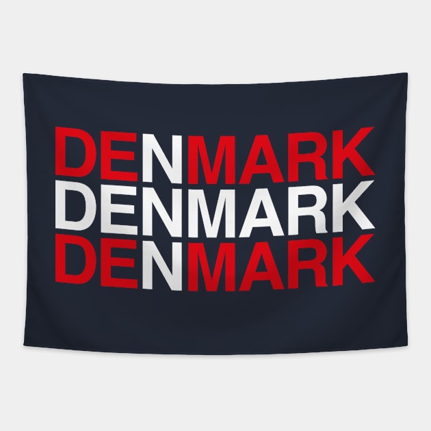 DENMARK Flag Tapestry by eyesblau