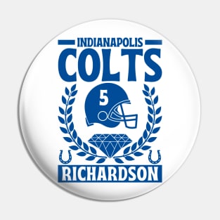 Indianapolis Colts Richardson 5 American Football Pin