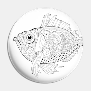 Fantastic fish Pin