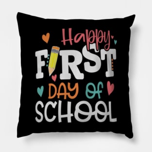 First Day Of School Teacher Kids Back to School Pillow