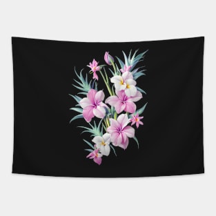 Tropical floral pattern Tapestry