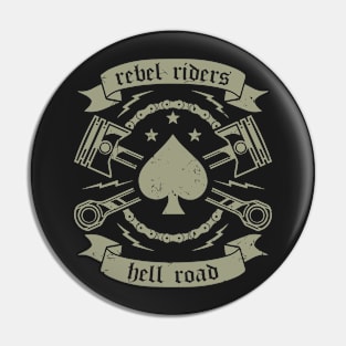 Rebel Riders Pin