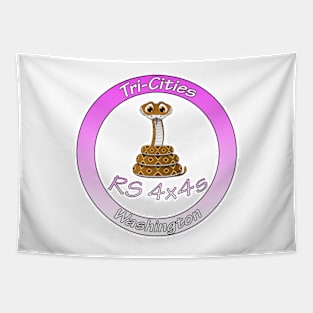 RS 4x4s Round Logo Tapestry