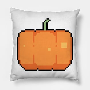 pumkin pixel art Pillow