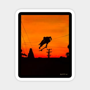 Sk8er Sunset Magnet