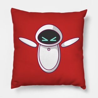 Assistant Robot Cute Angry Expression Pillow