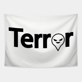 Terror being terrifying artistic design Tapestry