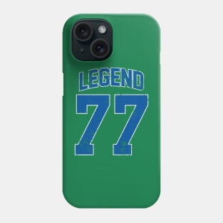 Legend 77 Luka Doncic Retro Blue Phone Case