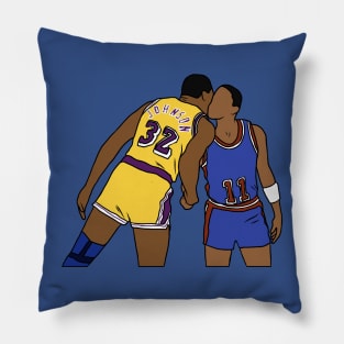 Magic Johnson And Isiah Thomas Pillow