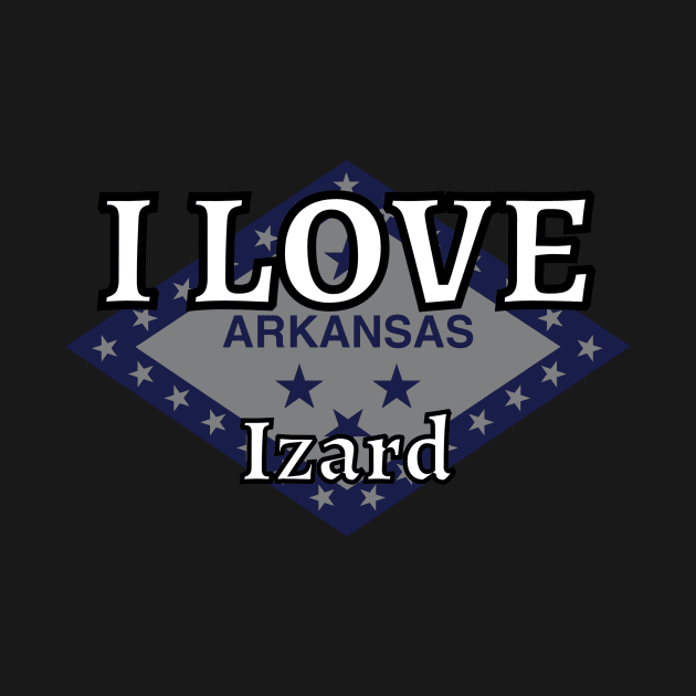 I LOVE Izard | Arkensas County by euror-design