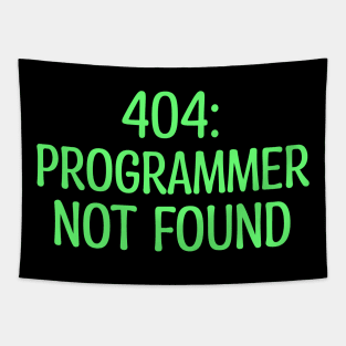 404: Programmer Not Found Programming Tapestry