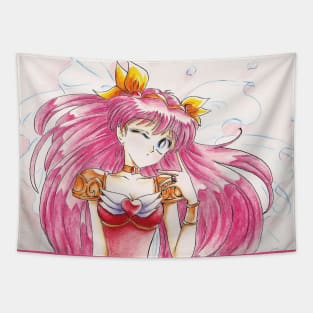 Wedding Peach Momoko Warrior of Love Tapestry