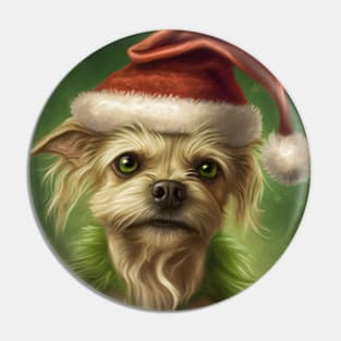 Grinch Dog Pin