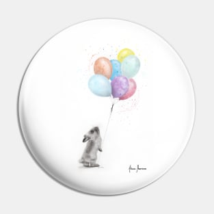 The Bunny and The Balloons Pin