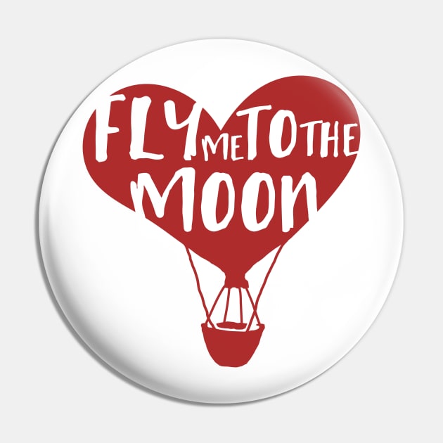 Fly Me to the Moon Pin by deificusArt