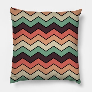 vintage zigzag Pillow