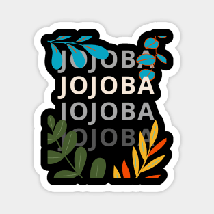 Jojoba Blatt Design Magnet